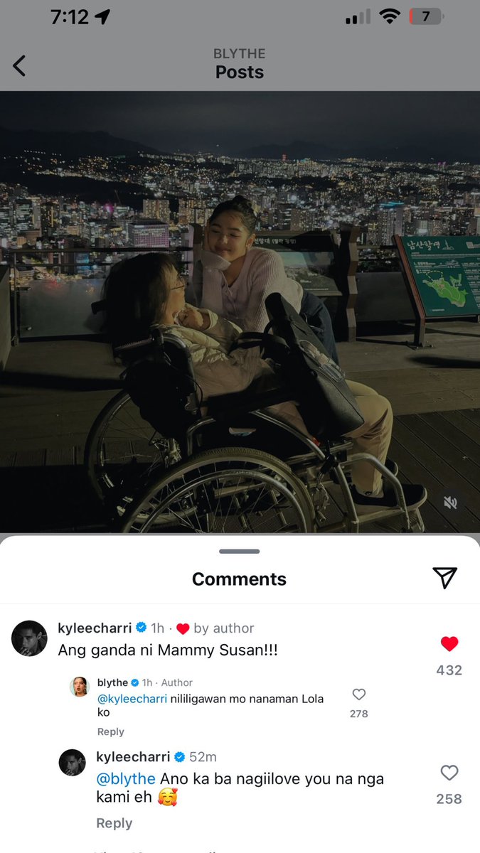 [12.04.24] @.Blythe’s IG Update

“nililigawan mo na naman lola ko” - blythe

🔗 : instagram.com/p/DDJtQc0PyWA/…

#AndreaBrillantes | #KyleEcharri
#KyleDrea | KYLEDREA UPDATES