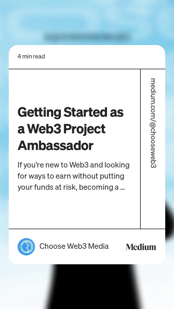ChooseWeb3's tweet image. So many talks about getting into Web3. But are you willing to sacrifice and be consistent? Do you think web3 is a get-rich-quick scheme? 

If you&apos;re new to web3 and you want to break in without having to spend a dime of your money, this article is for you!
medium.com/@chooseweb3/ge…