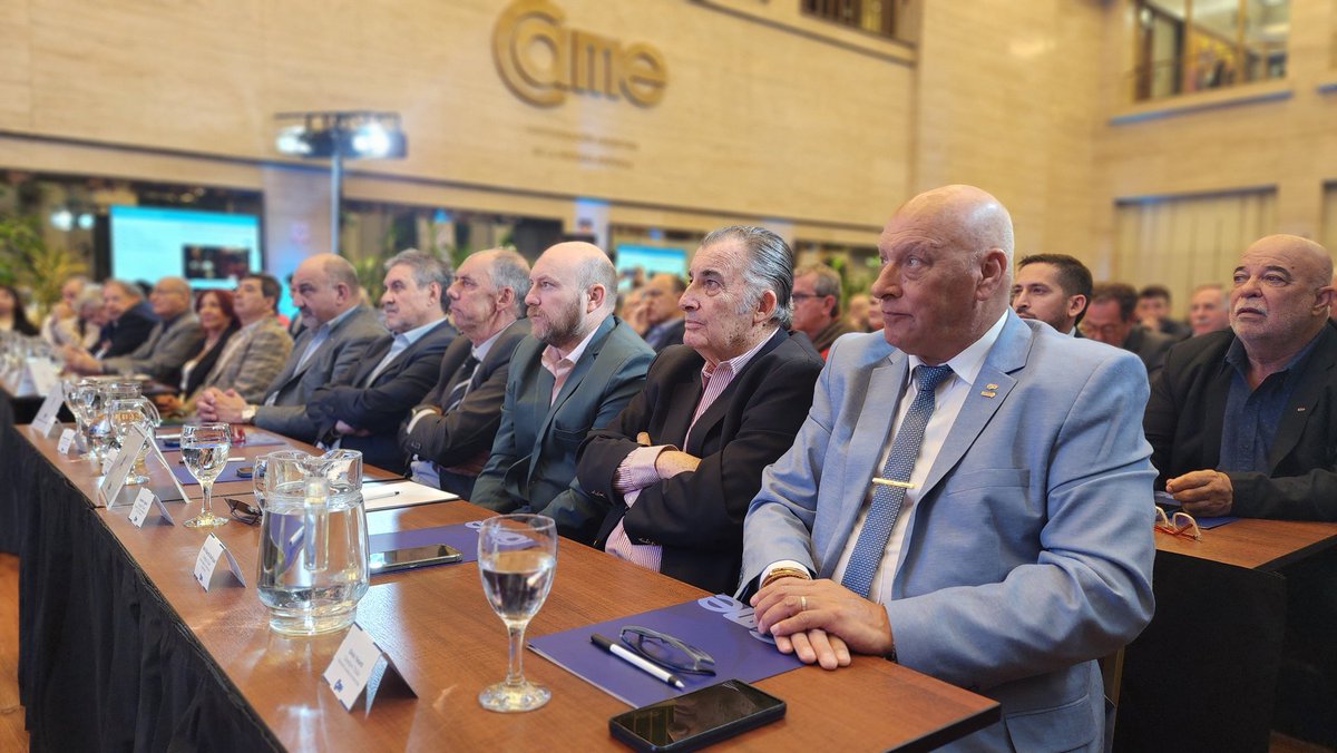 ÚLTIMO CONSEJO DIRECTIVO DE #CAME DE 2024

Con la participación de más de 100 dirigentes pymes de todo el país 🇦🇷, inicia el último encuentro federal del año, presidido por el presidente @alfredogzchaco y el secretario general @ricardodiab. 

➡️ Durante la reunión, se realizará