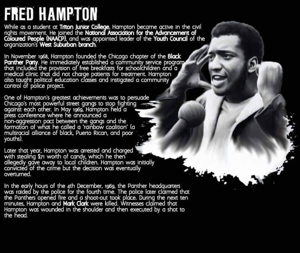 BlkHistStudies's tweet image. Fred Hampton #blackpantherparty #fredhampton