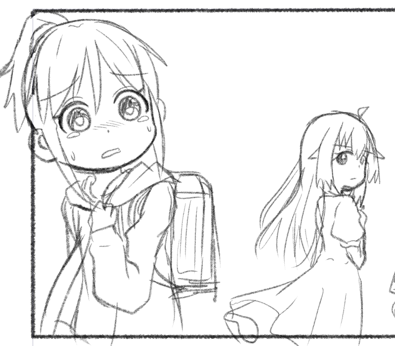 描いておる…描いておるのじゃ(゜□、゜) 