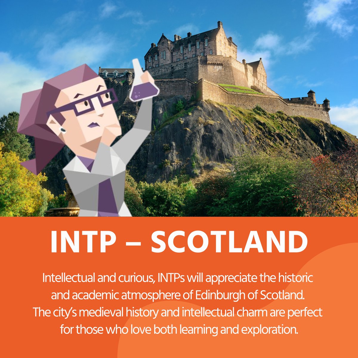 TourTeller's tweet photo. 🛤️ Let’s dive into destinations that cater to your personality type!

#Travel #MBTi Travel #MBTI #IntrovertTravel #INTJ #INFJ #ISTJ #ISFJ #INTP #INFP #IntrovertAdventures #TravelByPersonality #MBTIDestinations #PersonalityTravel #IntrovertMBTI #SoloTravel #MindfulJourneys https://t.co/DY2apLlYPB