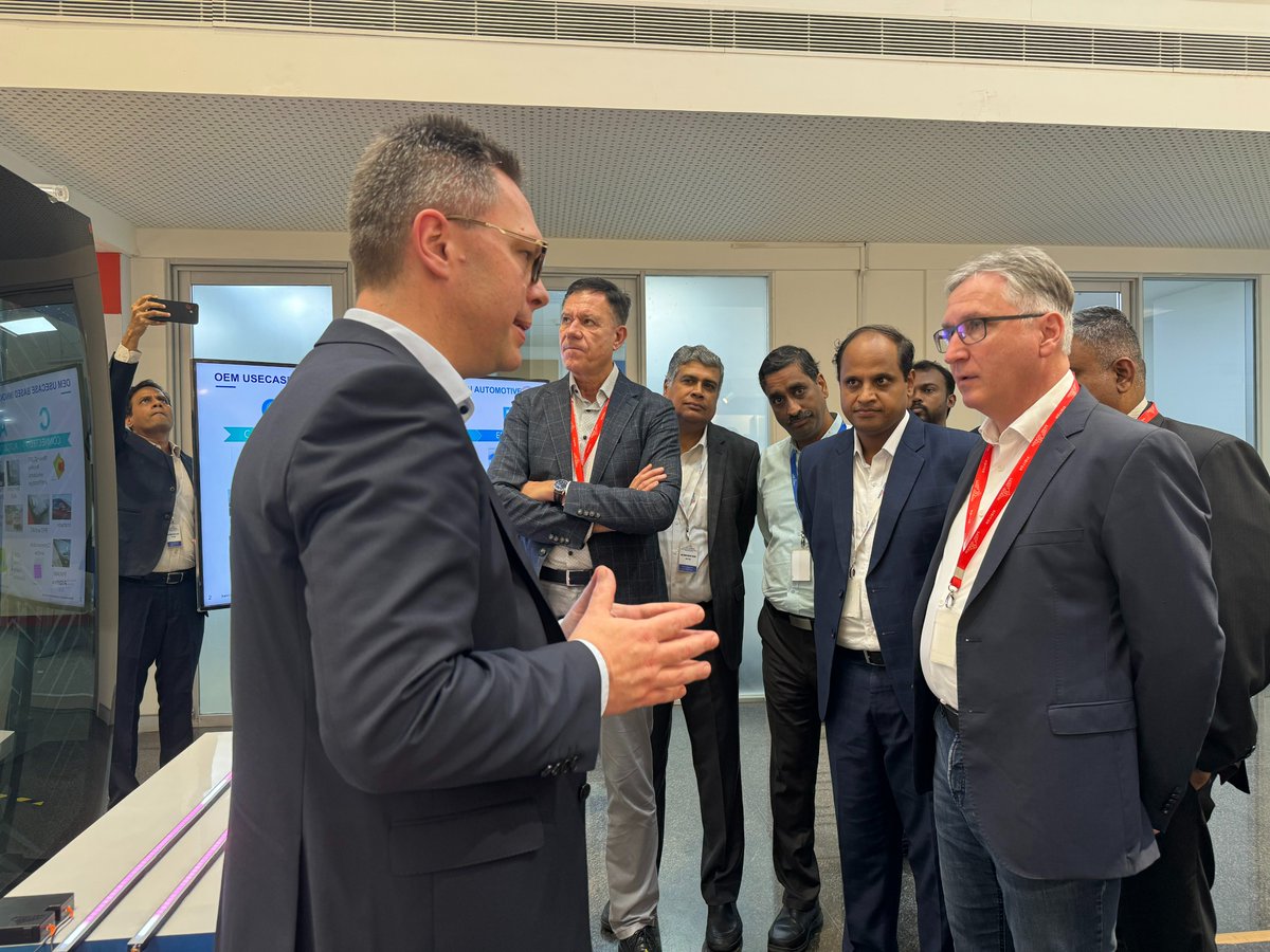 SGResearch_IN's tweet photo. The Three-Pointed Star Meets the Wheel of Innovation 🌟
 What happens when #MercedesBenz’s iconic three-pointed star rolls into #SGRI?
Recently, We hosted Mercedes R&amp;D team and their discussion with #sekurit r&amp;d was ingenious!
Get more details here - https://t.co/rwAgZw8qJ5 https://t.co/Vv6PXWrFO5