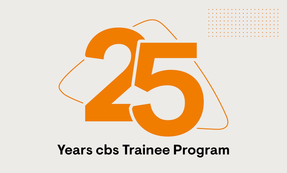 cbs trainee program: the perfect way to start a career in consulting since 1999! 🚀More than 450 consultants have laid the foundation for their careers. Learn more about the trainee program, its history and graduates:
bit.ly/3BpnjyS