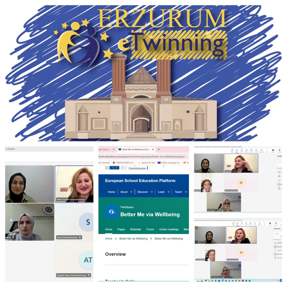 Atatürk Üniversitesi Kazım Karabekir Eğitim Fakültesi İngiliz Dili Eğitimi Anabilim Dalı akademisyenlerine Geleceğin Öğretmenleri İçin eTwinning (Initial Teacher Education-ITE) Projesi kapsamında bilgilendirme sunumu yapılmıştır.#etwinning #etwinningtürkiye