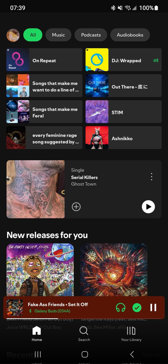 panseptic's tweet photo. @Spotify the audacity to give me my dj wrapped but not my regular 2024 wrapped is truly crazy of you... but I'll wait patiently. https://t.co/OPzLHZwOcS