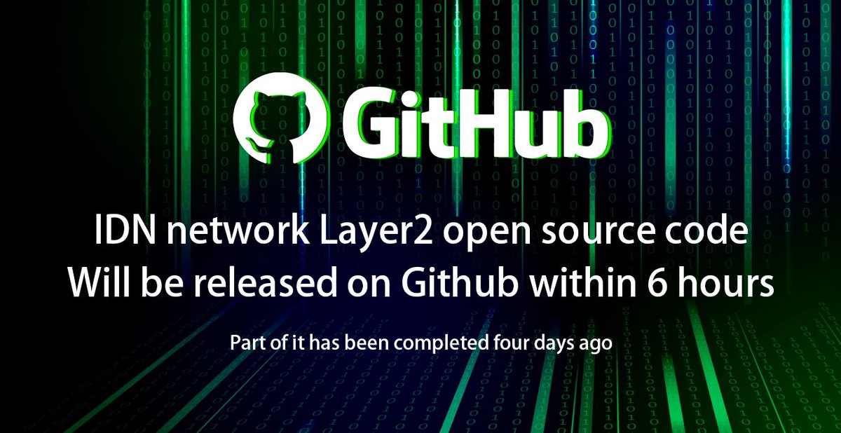 Network_IDN's tweet image. IDN network Layer2 open source code
Will be released on Github within 6 hours
Part of it has been improved four days ago
Of course, more advanced protocols will be continuously optimized