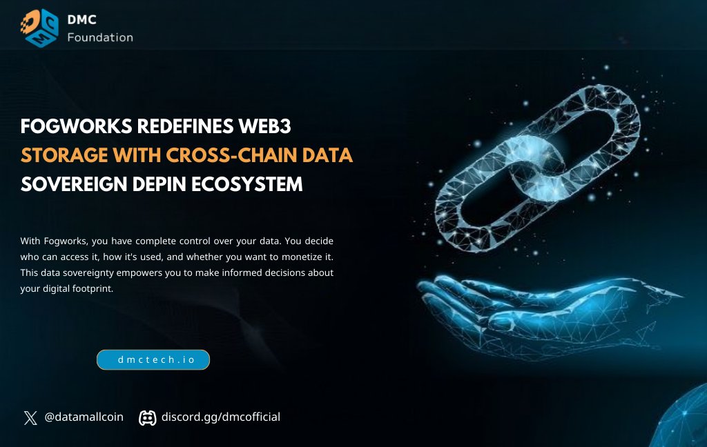 Chioma Chukwurah ⚛️🥷⚔️ (@chiomachukwura2) on Twitter photo 🧑💻 Web3 storage, redefined! <a href="/fogworksinc/">Fog Works, Inc.</a>, a top 15 US storage innovator in 2023, has developed the first cross-chain Data Sovereign DePIN ecosystem for sustainable storage across Datamall Chain (<a href="/datamallcoin/">DMC Foundation</a>) and all chains.
💾❗Start your journey: shop.fogworks.io
📌 🧑💻 Web3 storage, redefined! <a href="/fogworksinc/">Fog Works, Inc.</a>, a top 15 US storage innovator in 2023, has developed the first cross-chain Data Sovereign DePIN ecosystem for sustainable storage across Datamall Chain (<a href="/datamallcoin/">DMC Foundation</a>) and all chains.
💾❗Start your journey: shop.fogworks.io
📌