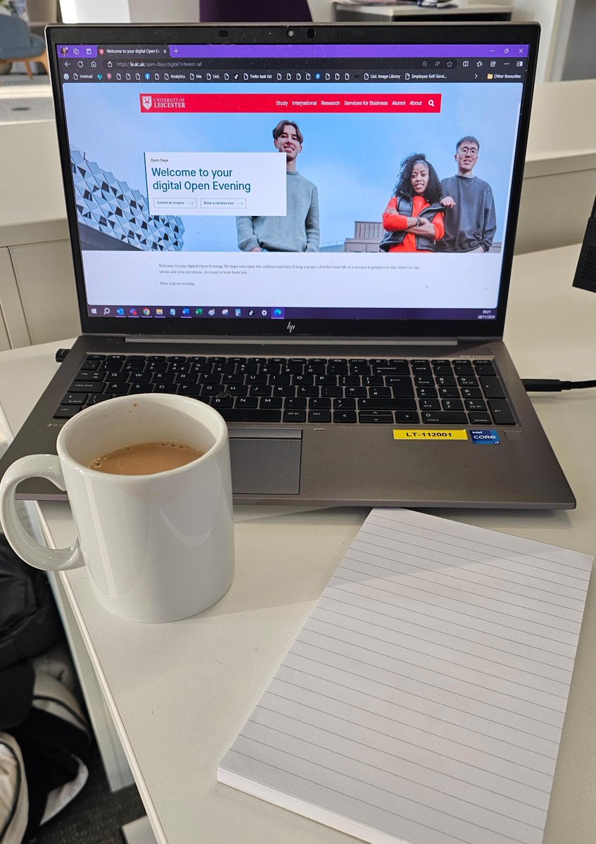 Thinking about joining the University of Leicester? Don’t miss our Digital Open Day TONIGHT 4-7pm.

💻 Explore your options, chat with our friendly team and get your questions answered from the comfort of your own home ➡️le.ac.uk/open-days/digi…

#CitizensOfChange | #TakeYourPlace