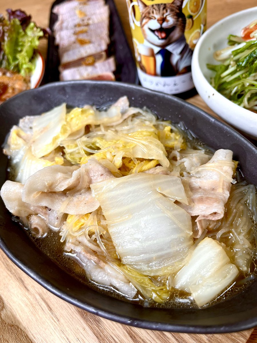 pikichidesuyo's tweet photo. トロトロ白菜がたまらない🤤
体も心も温まるうまいやつ！ https://t.co/YrTyVXNcda