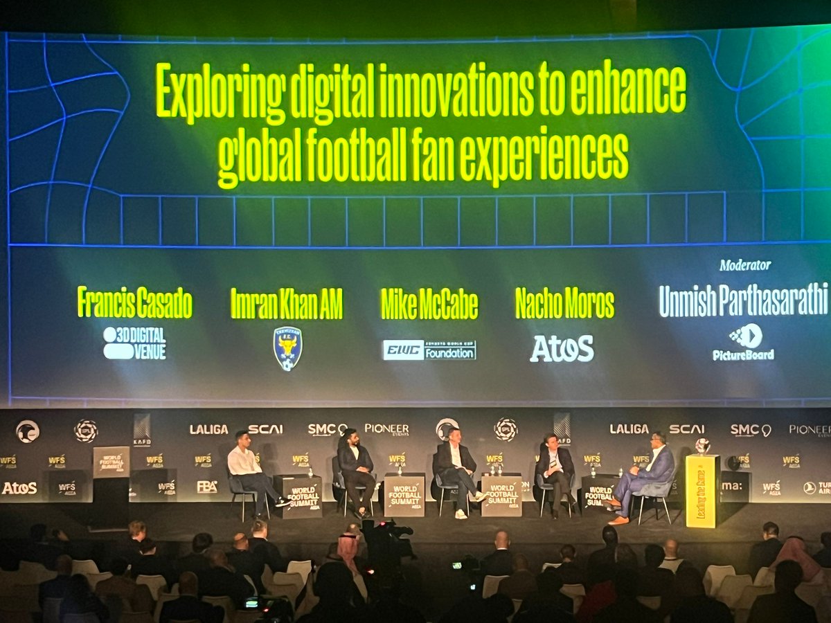 fdoreau's tweet photo. ⚽ What an incredible experience at the World Football Summit Asia in Riyadh!  We were thrilled to share our expertise on the future of football and sports technology, showcasing digital transformation, data-driven solutions, and fan engagement innovations.

#AdvancingWhatMatters https://t.co/NLvw9AjFQI