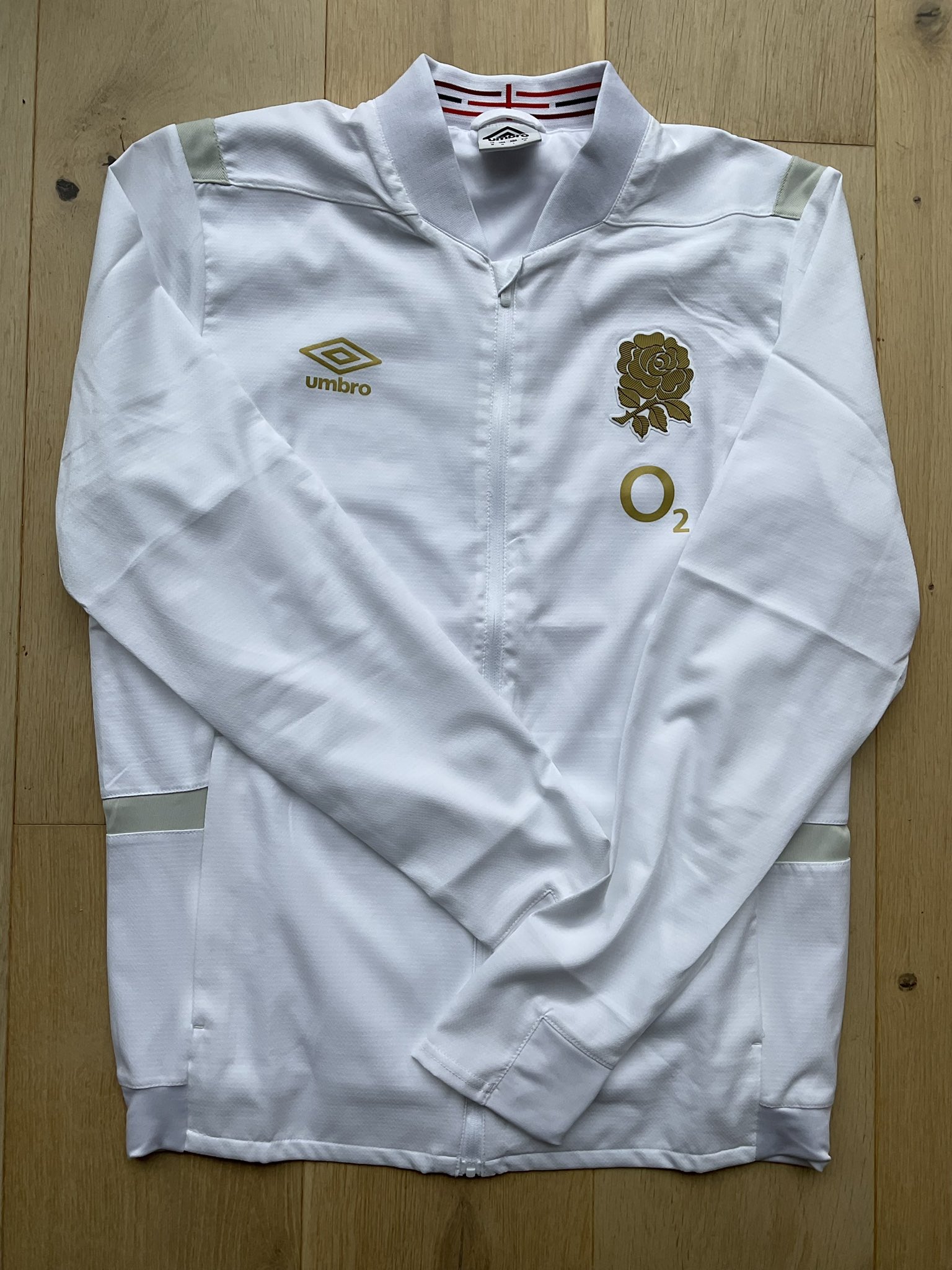 England rugby anthem jacket gold rose sale