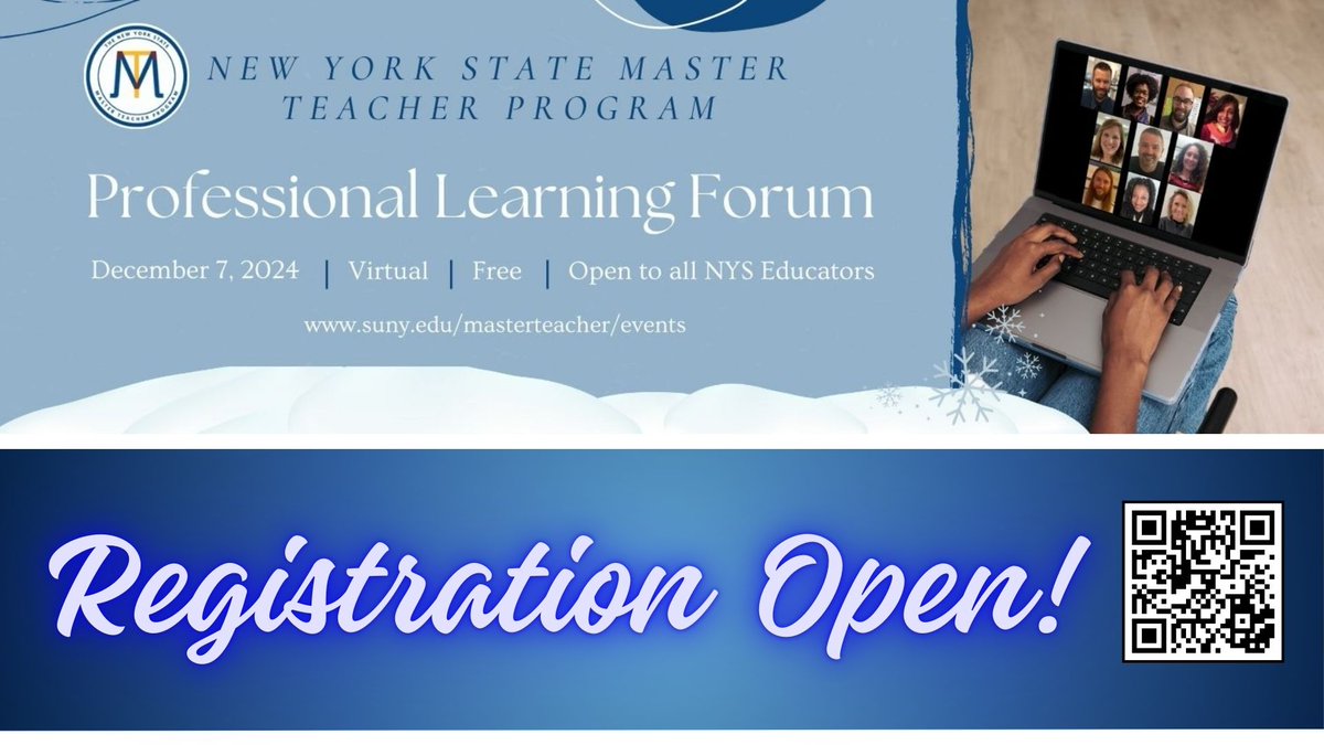 Calling all NYS K-12 teachers, counselors, district leaders, preservice teachers, and higher ed faculty! Register today for sessions led by K-12 peers. Session topics include hands-on, vertically-aligned STEM resources, cognitive function in STEM learning, and more! #NYSMTP24