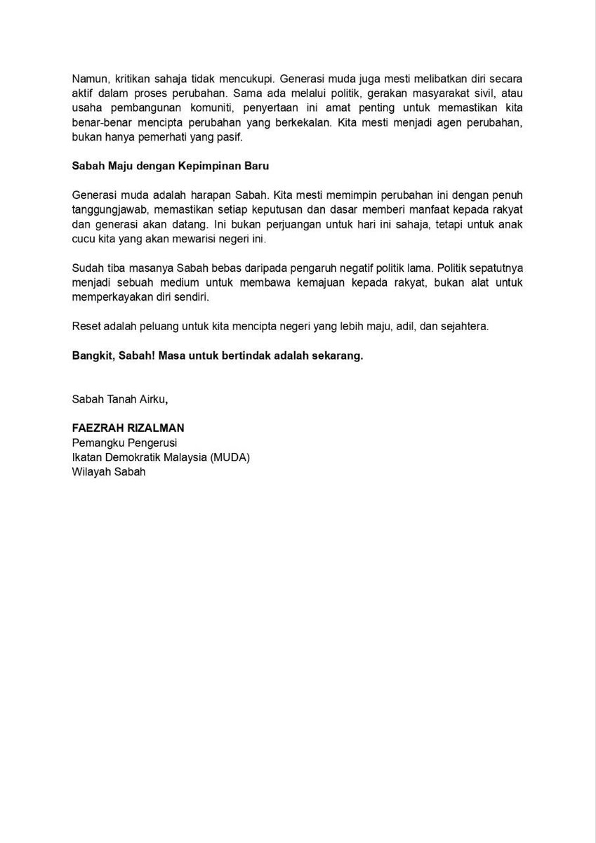 Parti MUDA tweet media