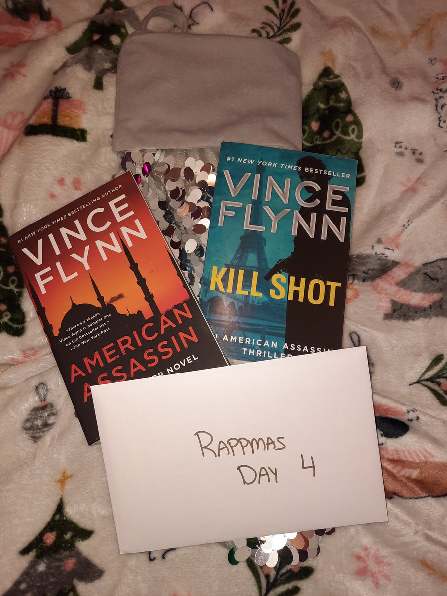 Rappmas Day 4

Today's giveaway is a copy of #AmericanAssassin and #KillShot by #VinceFlynn.

To enter: REPLY with what kind of Christmas tree? Real? Fake? Green? White? Flocked? One? Multiple? No tree? Share a pic?

#HappyRappmas