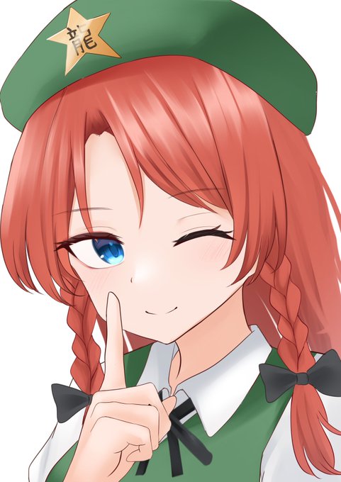 フォロワーさんの推しを描くで描いた紅美鈴 