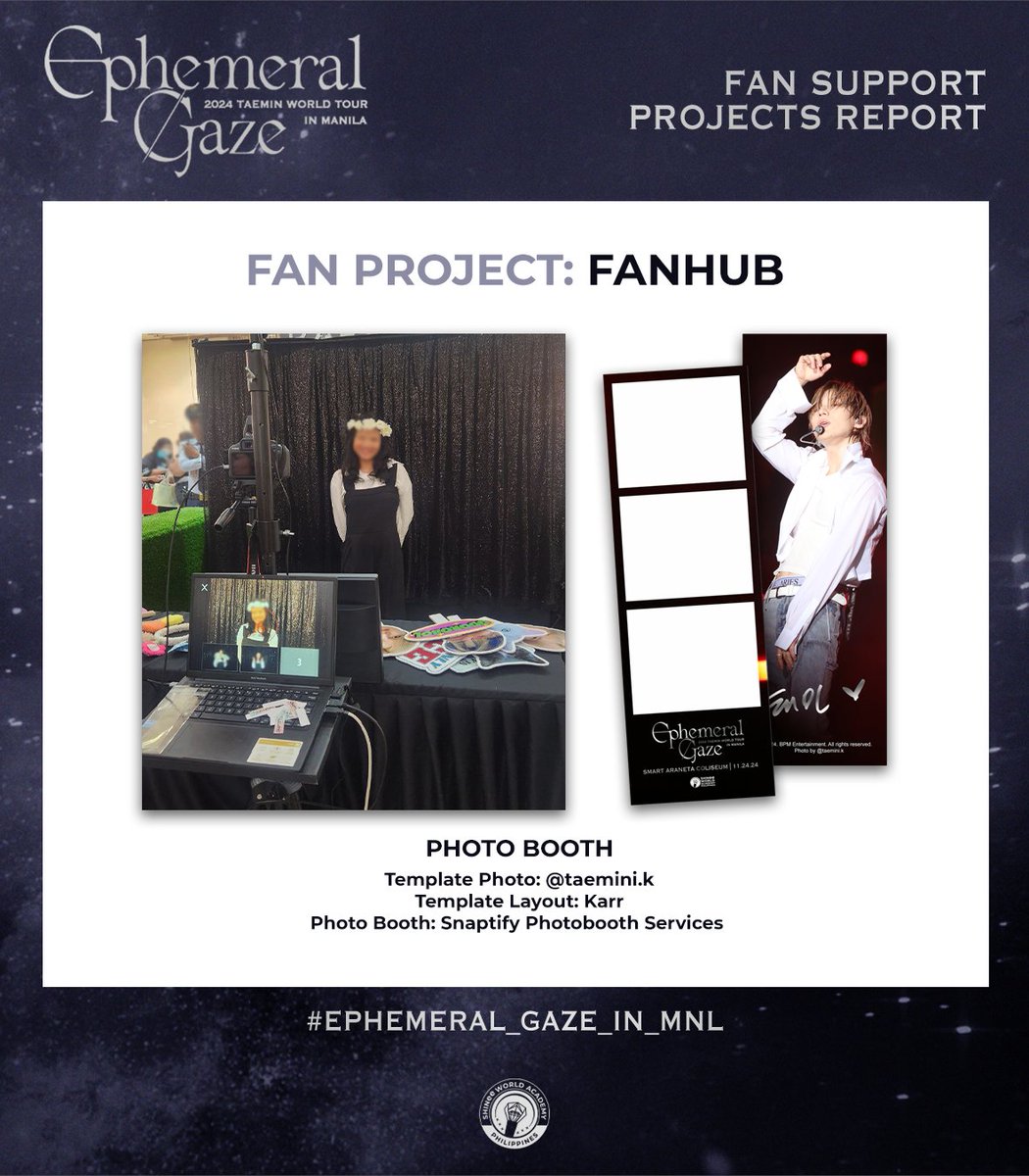 ✨Fanhub

[Photo Booth]

To those who dropped by at the photo booth, soft copy of the pictures are already available at Snaptify Photobooth's FB page.📸

Album 1: facebook.com/media/set/?set…
Album 2: facebook.com/media/set/?set…

Thank you to <a href="/taemini_k/">TAEMINI.K</a> for allowing us to use your photo