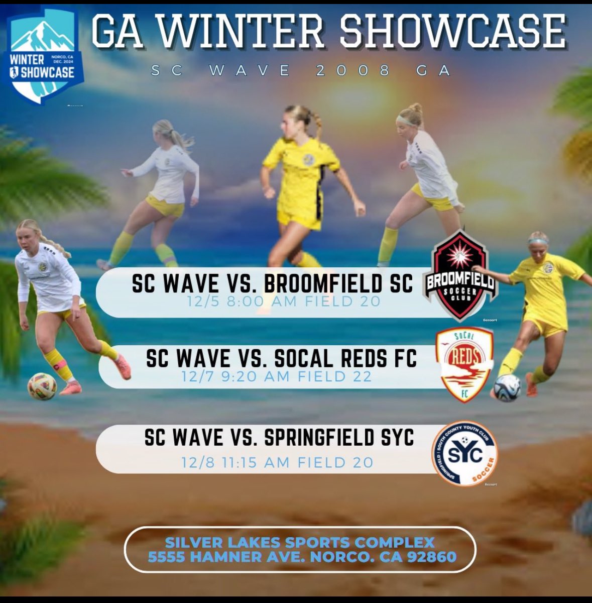 Kalli Knowles (@kalliknowles) on Twitter photo Excited to be playing in Cali this week! Hope to see you there!!
<a href="/SCWave08_girls/">SC Wave 08 Girls</a> <a href="/ImYouthSoccer/">ECNL/GA/Recruiting/College Soccer</a> <a href="/sikingerpa08/">Paul Sikinger</a> <a href="/GAcademyLeague/">Girls Academy</a> <a href="/ImCollegeSoccer/">College Soccer Truth ™</a> Excited to be playing in Cali this week! Hope to see you there!!
<a href="/SCWave08_girls/">SC Wave 08 Girls</a> <a href="/ImYouthSoccer/">ECNL/GA/Recruiting/College Soccer</a> <a href="/sikingerpa08/">Paul Sikinger</a> <a href="/GAcademyLeague/">Girls Academy</a> <a href="/ImCollegeSoccer/">College Soccer Truth ™</a>