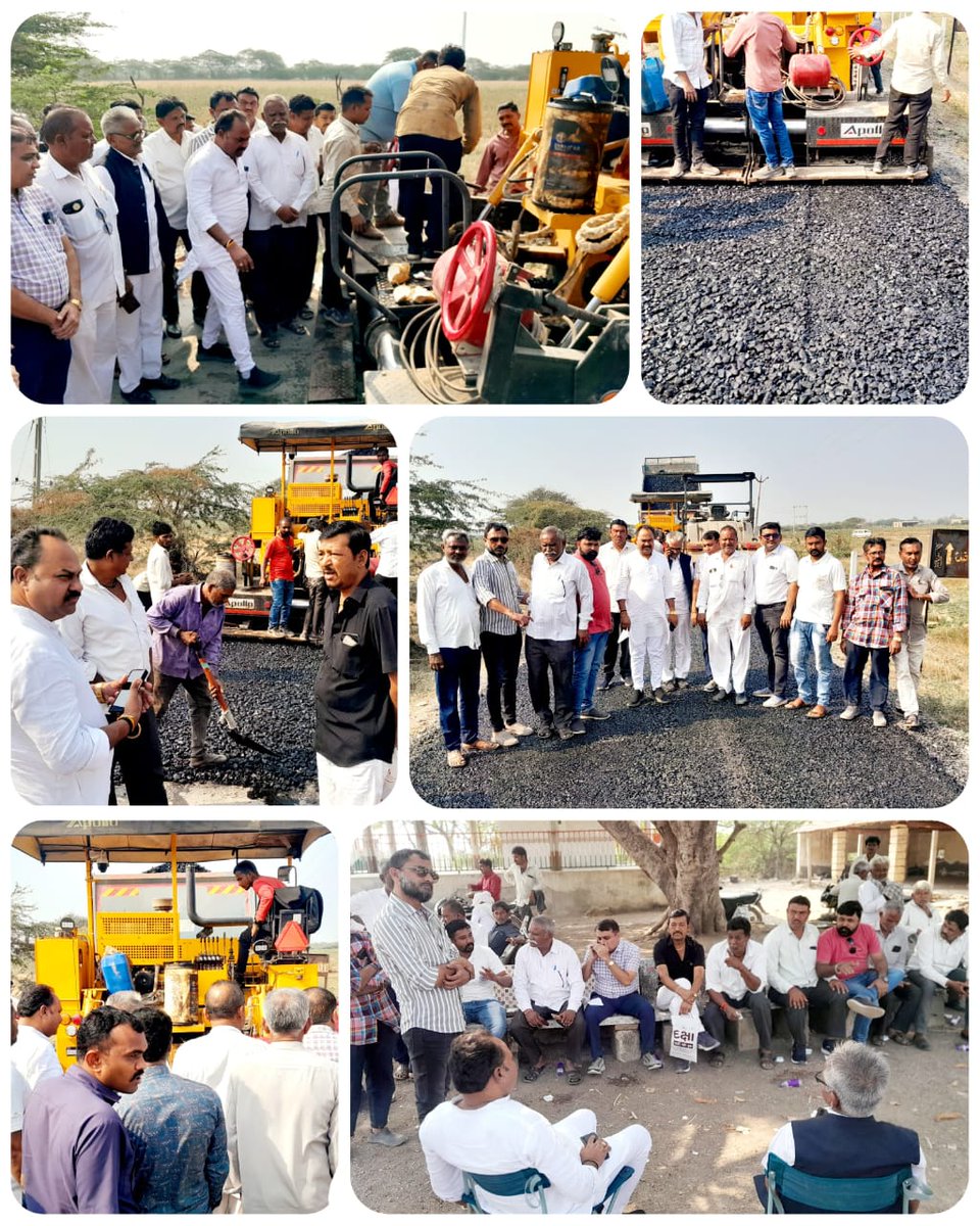 જન સુવિધામાં નિરંતર વધારો એ જ અમારું લક્ષ્ય..!તળાજા તાલુકાના વેજોદરી ગામે દાઠા - વેજોદરી - પીથલપુર સ્ટેટ હાઇવે રોડ નું ખાતમુહૂર્ત કર્યુ! <a href="/Gautambhaibjp/">MLA Gautam Chauhan</a>