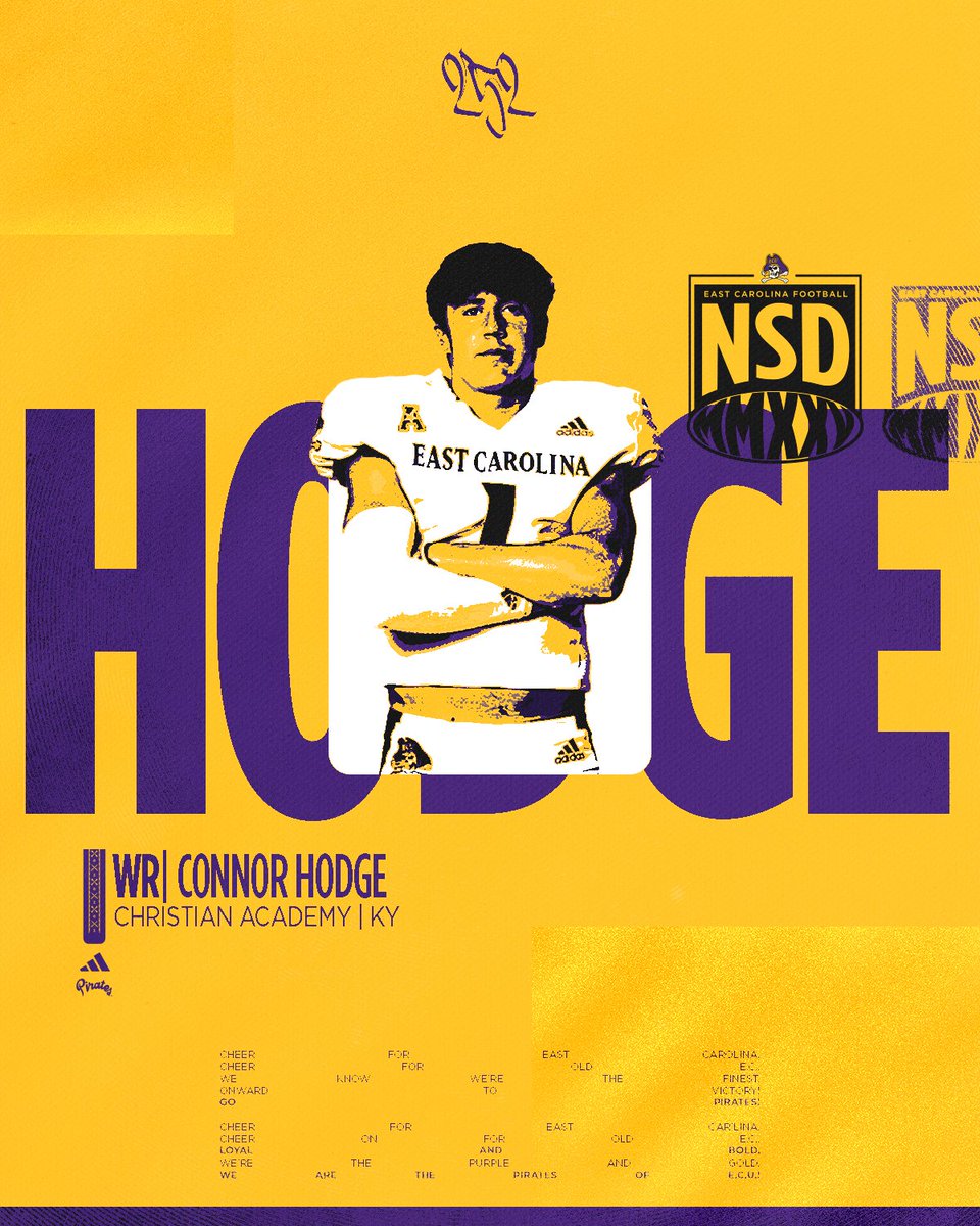 Another Hodge joins the Crew! 🏴‍☠️
📍Louisville, KY | #ToThe252
<a href="/Connor_Hodge_1/">Connor Hodge</a>