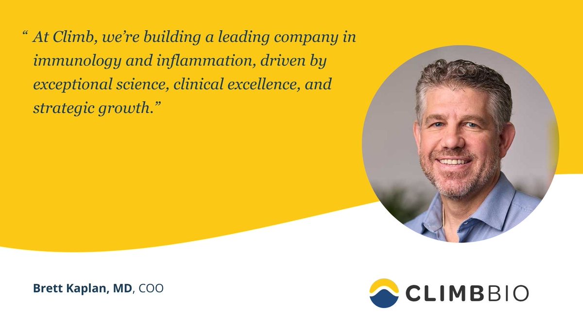 ClimbBio's tweet image. #ICYMI $CLYM’s antibody, budoprutug, aims to be a best-in-class treatment and cornerstone for advancing immunology. 

Learn more from our Investor Day at 1:14:38: bit.ly/InvestorReplay.

#ClimbBio #ClimbTogether
