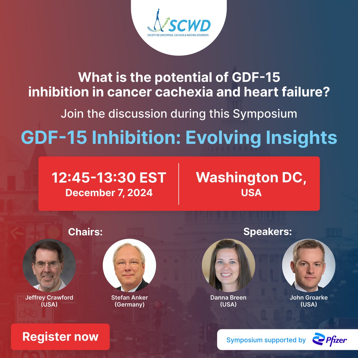 SCWDnews's tweet image. Can GDF-15 inhibition redefine #CancerCachexia management? What are the implications of the recent  phase 2 study of ponsegromab in patients with cancer cachexia? Explore evolving insights into its impact with international experts at #SCWDconference2024

 #GDF15 #SCWD2024