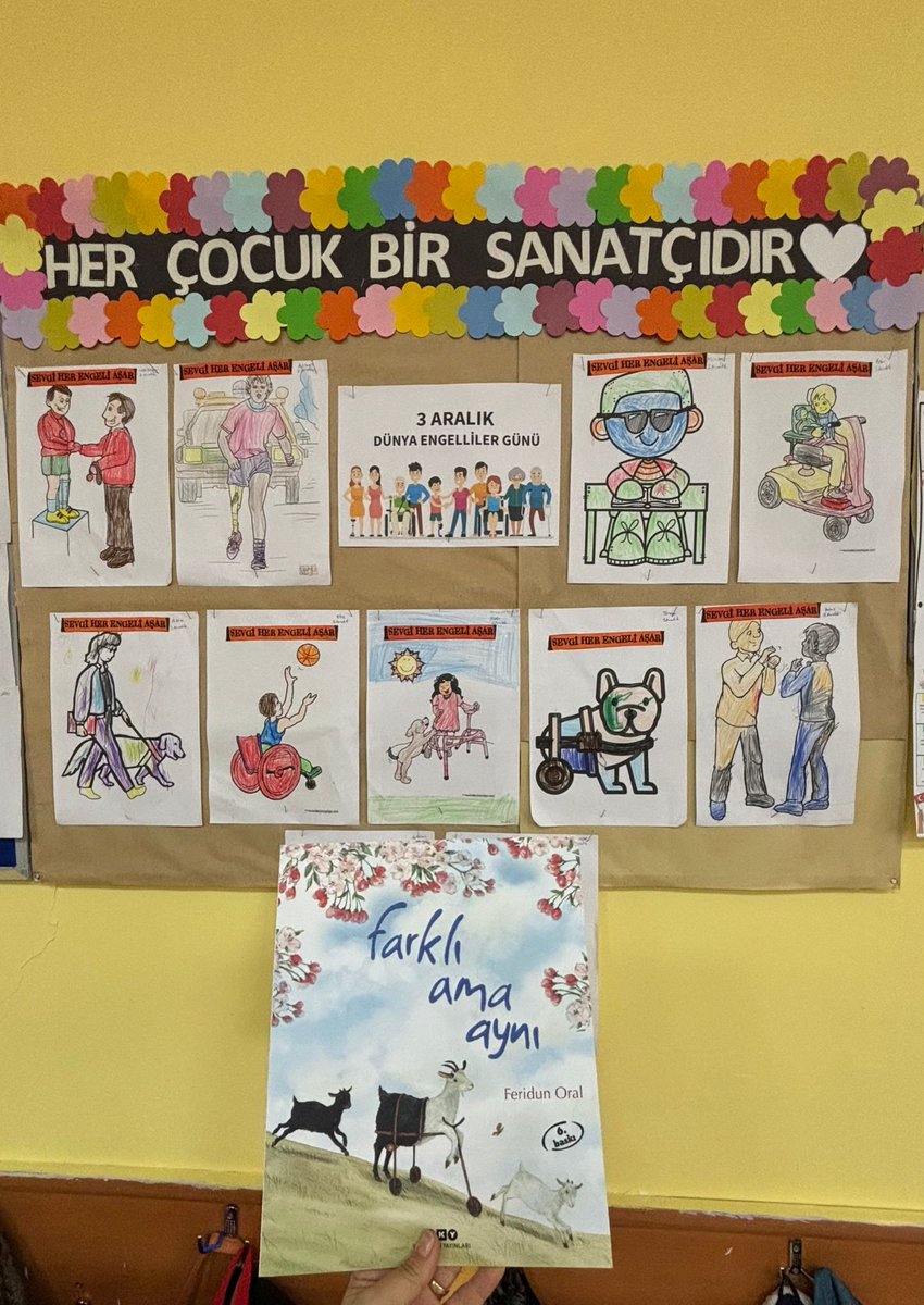 AnaokuluC's tweet photo. Öğrencilerimizden 3 Aralık Dünya Engelliler Günü ile ilgili etkinlikler
@CinarMEM21
@ekmen_dilber https://t.co/UMuIuzAYjC