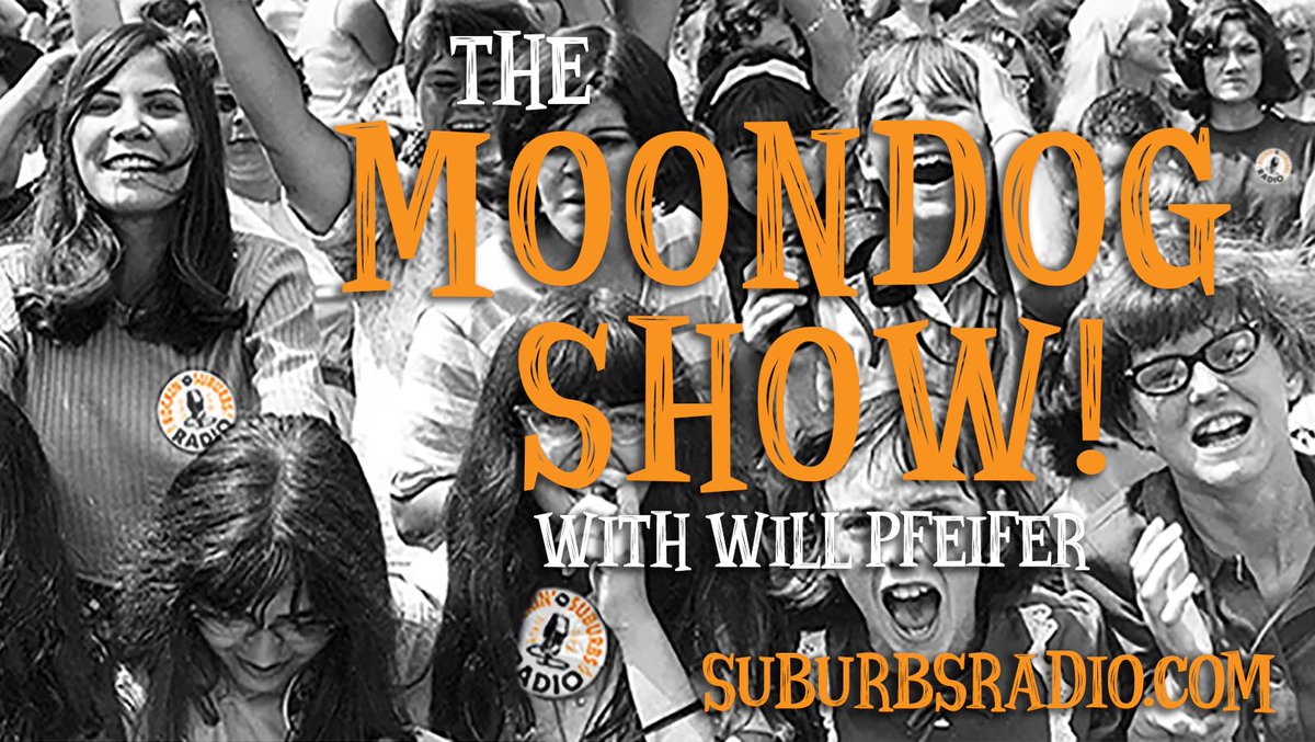 Tune in TODAY at 4 PM ET/ 3PM CT for a brand-new episode of the Moondog Show with songs by the Hives, A Giant Dog, Tsar, Dash Rip Rock, Dean Martin, Ray Charles, Robbie Fulks, Urge Overkill, Matthew Sweet, the Rubinoos, and more!
Just head over to: suburbspod.com/radio/