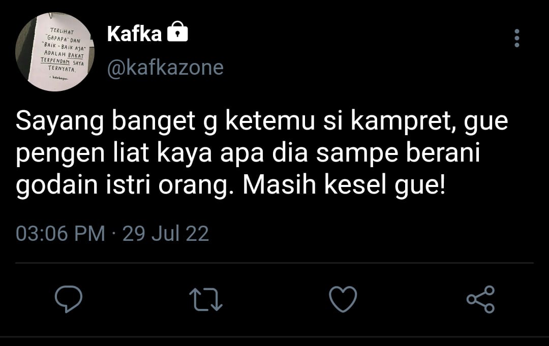 viancarent's tweet photo. Sebuah Resep

Setitik Rasa
Few Tweets AU https://t.co/5d7JBgC8Yc