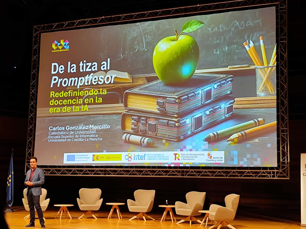 2 días🔝compartiendo experiencias y analizando el trabajo realizado en Competencia Digital en las comunidades autónomas 👌🏻👌🏻
📍Congreso Nacional #CompDigEdu
<a href="/educaINTEF/">Educación INTEF</a> <a href="/Educarm/">Educarm</a> <a href="/CPRRegionMurcia/">CPR Región de Murcia</a> <a href="/DigitalProf_RM/">#DigitalProf</a> <a href="/scientix/">Scientix</a>.es