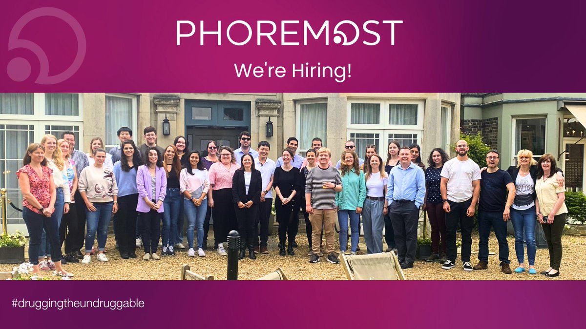 📢We are recruiting a dedicated and enthusiastic Lab Technician to join our team!

Responsibilities include:
🧪 General lab maintenance and housekeeping
🧪 Maintaining lab stocks
🧪 Waste management

Find out more and apply here: phoremost.bamboohr.com/careers/53

#Cambridgejobs #Biotech