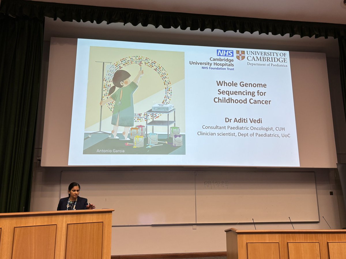 Brent O'Carrigan (@brentocarrigan) on Twitter photo Superstar <a href="/AditiVedi/">Aditi Vedi</a> presenting Grand Rounds <a href="/CUH_NHS/">Cambridge University Hospitals NHS</a> <a href="/Cambridge_Uni/">Cambridge University</a> on the role of whole genome sequencing in childhood cancer <a href="/East_Genomics/">NHS East Genomics</a> @CRUKCamPaeds Superstar <a href="/AditiVedi/">Aditi Vedi</a> presenting Grand Rounds <a href="/CUH_NHS/">Cambridge University Hospitals NHS</a> <a href="/Cambridge_Uni/">Cambridge University</a> on the role of whole genome sequencing in childhood cancer <a href="/East_Genomics/">NHS East Genomics</a> @CRUKCamPaeds