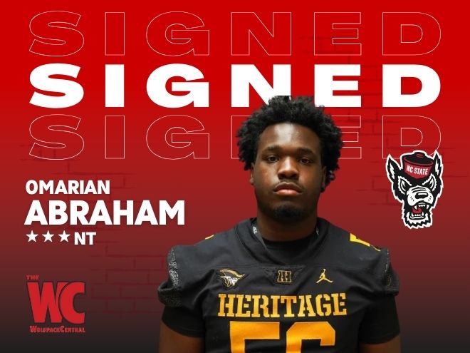 NC State <a href="/PackFootball/">NC State Football</a> has signed 3⭐ nose tackle Omarian Abraham (<a href="/AbrahamOmarian/">Omarian Abraham</a>) of Plantation (Fla.) American Heritage High.

ncstate.rivals.com/news/clone-let…

#GoPack | #Rivals | #NationalSigningDay | #Pack25 | #NSD24