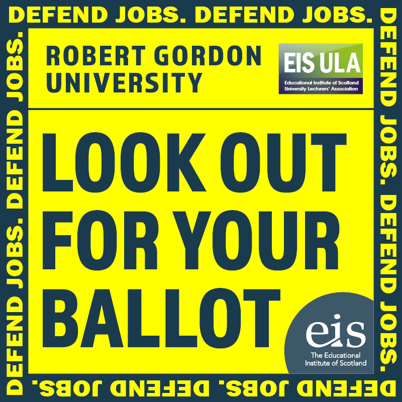 RGU members should have received their statutory ballot pack regarding RGU threat of redundancies. 

We recommend you vote YES.!

Don’t delay, post your ballot today. #DefendRGUJobs
