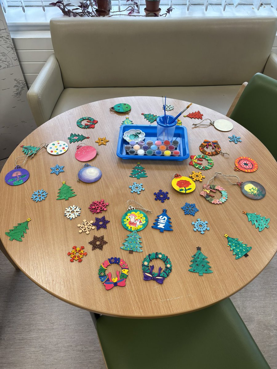 Sophia Bloor ๐ (@bloorsjbloor) on Twitter photo Whilst delivering our tea trolley to Outpatients we found their staff wellbeing room where they were busy painting Xmas decs in their breaks-so lovely! And a jigsaw piece a day like and advent calendar โค๏ธ <a href="/HayleyLong18/">Hayley Long</a> <a href="/Angela34466577/">Angela Wright</a> Whilst delivering our tea trolley to Outpatients we found their staff wellbeing room where they were busy painting Xmas decs in their breaks-so lovely! And a jigsaw piece a day like and advent calendar โค๏ธ <a href="/HayleyLong18/">Hayley Long</a> <a href="/Angela34466577/">Angela Wright</a>