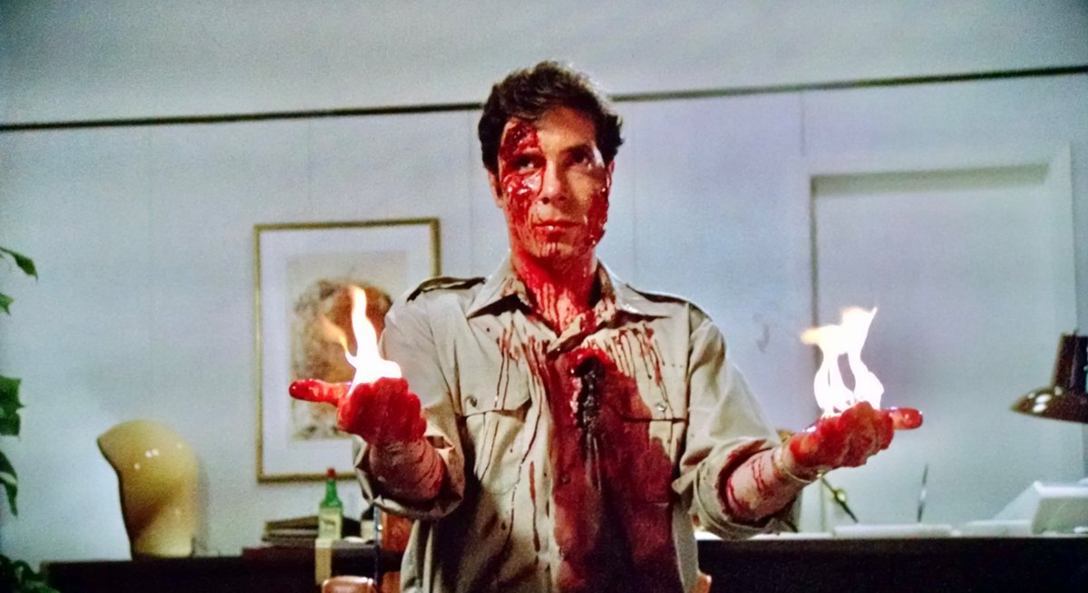 EugWSerra's tweet photo. On January 14, 1981, SCANNERS was released in the U.S.! #Scanners #DavidCronenberg #DickSmith #MichaelIronside #PatrickMcGoohan
#StephenLack #JenniferONeill #Starlog43 https://t.co/LI11bFXKWw