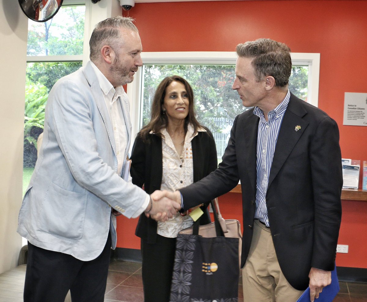 Pleasure to join <a href="/Atayeshe/">UNFPA Executive Director</a> and meet <a href="/AusHCVanuatu/">Max Willis</a> Max Willis #Australian High Commissioner to #Vanuatu.

I acknowledged <a href="/dfat/">Department of Foreign Affairs and Trade 🇦🇺</a>’s ongoing support to <a href="/UNFPA/">UNFPA</a>’s work in Vanuatu with the Government and community leaders to empower women, girls + youth with access to family planning and