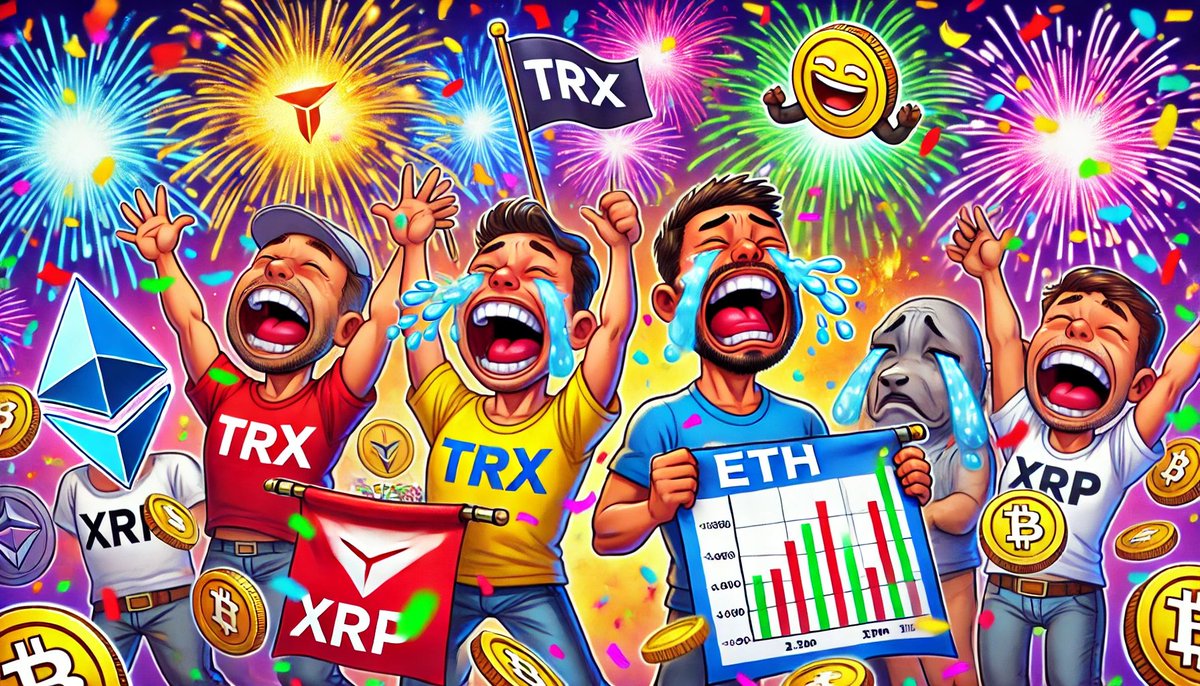 Kaspa_KFC's tweet photo. #TRX just hit a new all-time high!🎉
 @justinsuntron , you really owe no one now!😂

Compared to #TRX and #XRP , the #ETH holders must be suffering.😢

Who's the next 100x potential blockchain?
It has to be the next #PoW ecosystem, #KASPA ! 
Embrace decentralization, high efficiency, and security.

Hold on to your $KAS , and let's witness the prosperity together! 🚀