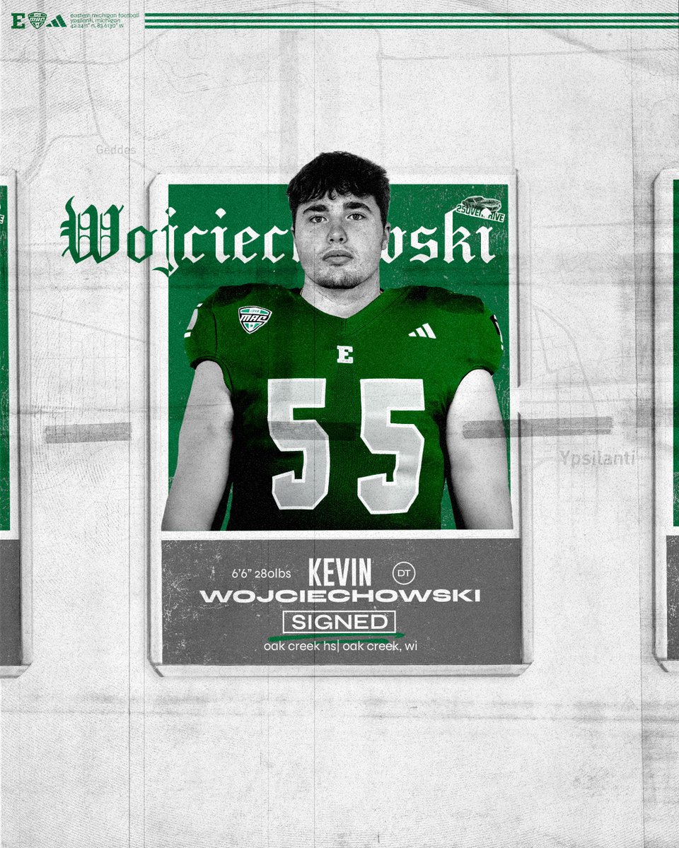 Eastern Michigan Football (@emufb) on Twitter photo 𝗪𝗢𝗝 Bomb! 💣 
<a href="/kevinwojciecho4/">Kevin Wojciechowski 3⭐️</a> (Kevin Wojciechowski) is an EAGLE! 🦅
#ETOUGH ⛓️ #25OVERDRIVE 𝗪𝗢𝗝 Bomb! 💣 
<a href="/kevinwojciecho4/">Kevin Wojciechowski 3⭐️</a> (Kevin Wojciechowski) is an EAGLE! 🦅
#ETOUGH ⛓️ #25OVERDRIVE
