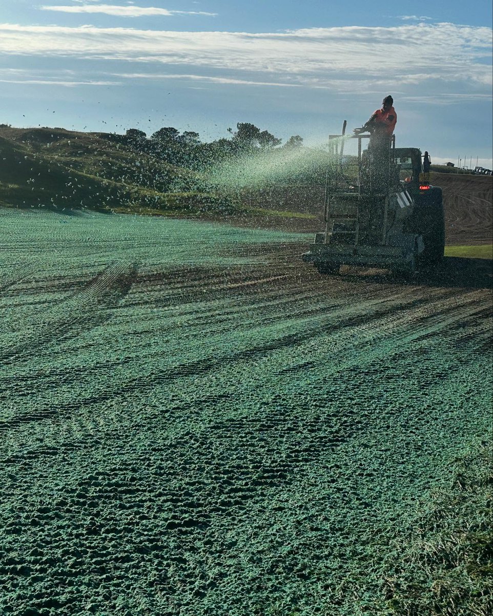 MJ Abbott Ltd (@mjabbottltd) on Twitter photo 10th fairway at <a href="/LaMoyeGC/">La Moye Golf Club</a> Jersey goes green with Hydroseed following core collection, spreading and seeding. 10th fairway at <a href="/LaMoyeGC/">La Moye Golf Club</a> Jersey goes green with Hydroseed following core collection, spreading and seeding.