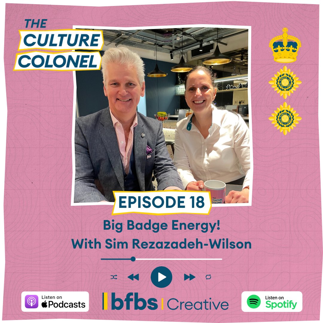 SimRezazadeh's tweet photo. Incredibly proud to be part of the #TheCultureColonel @Scruff4284  podcast with @BFBSCreative , showcasing stories and conversations that celebrated diverse cultural perspectives and creative voices. Sharing my own lived experience as a servicewoman. https://t.co/YpxcPgrC6V