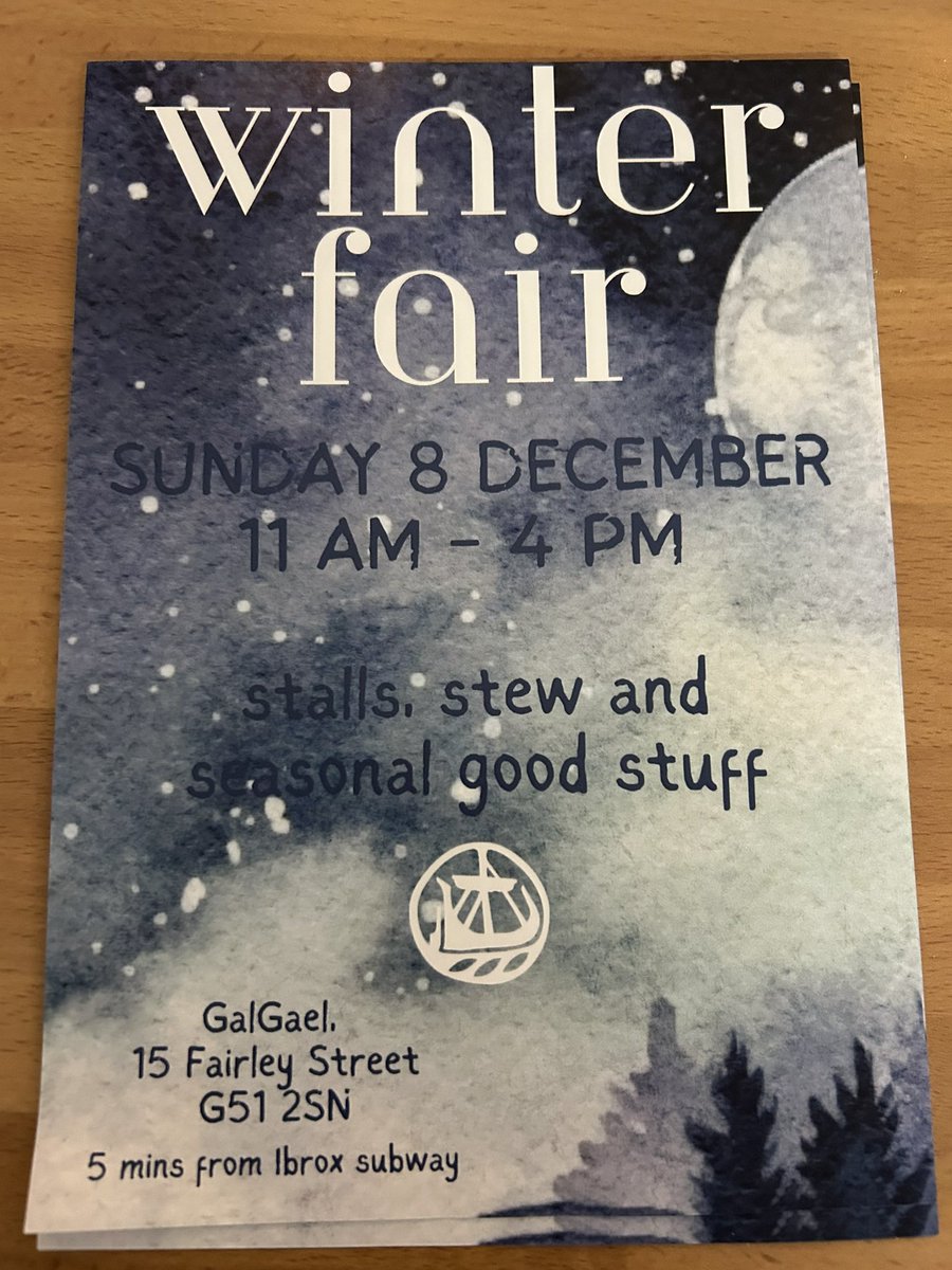 ⛄️ If you’re free this weekend, why don’t you pop along to Galgael winter fair. ⛄️ <a href="/ibroxPS/">Ibrox Primary School & NC 🦡</a>