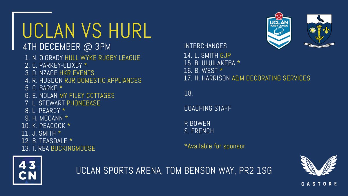 Hull University Rugby League tweet media