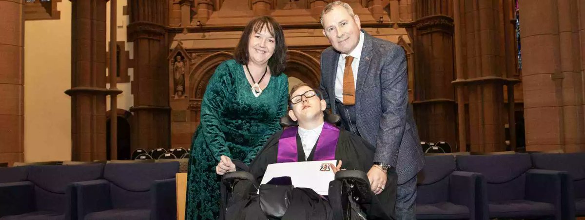 An inspirational story about our amazing Breaking Barriers student Conner Meechan  - Breaking Barriers was founded to give young people with learning disabilities access to education &amp; work experience. 

Full story here: ow.ly/fbpt50UkJkS