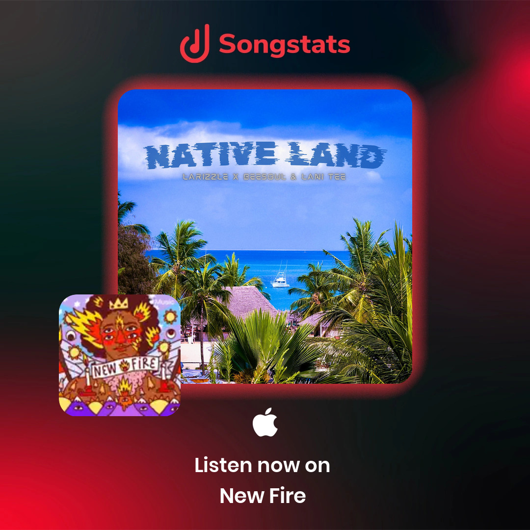 SongstatsApp's tweet photo. @BeeSoul_Real Did you know that your track "Native Land" was added to the editorial playlist 'New Fire 🔥' on Apple Music! https://t.co/zUIdQ65UXi