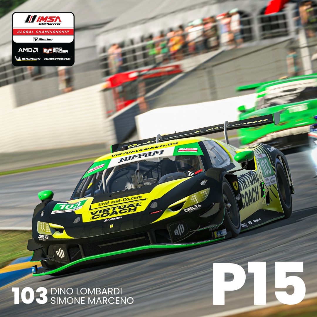 IMSA ESPORTS RESULT
RACE 1- ROAD ATLANTA

👉 Congrats to the Podium for Sven Haase and Miguel Costa🥳 🏆
