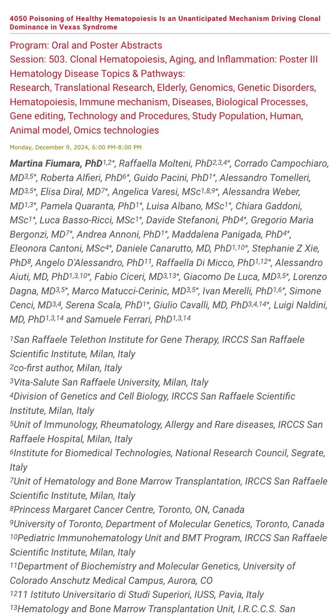 #ASH24 like no other in #ASHaiku, Come and join us 👉 🦋 inspired

This is the big time, 
Scientific committee,
Three ASH abstracts. Slay!!!

Anticipating
amazing 501 talks. 
Moderating too!

Saturday oral, 
New human HSC state.
I’m one proud mentor.

1/