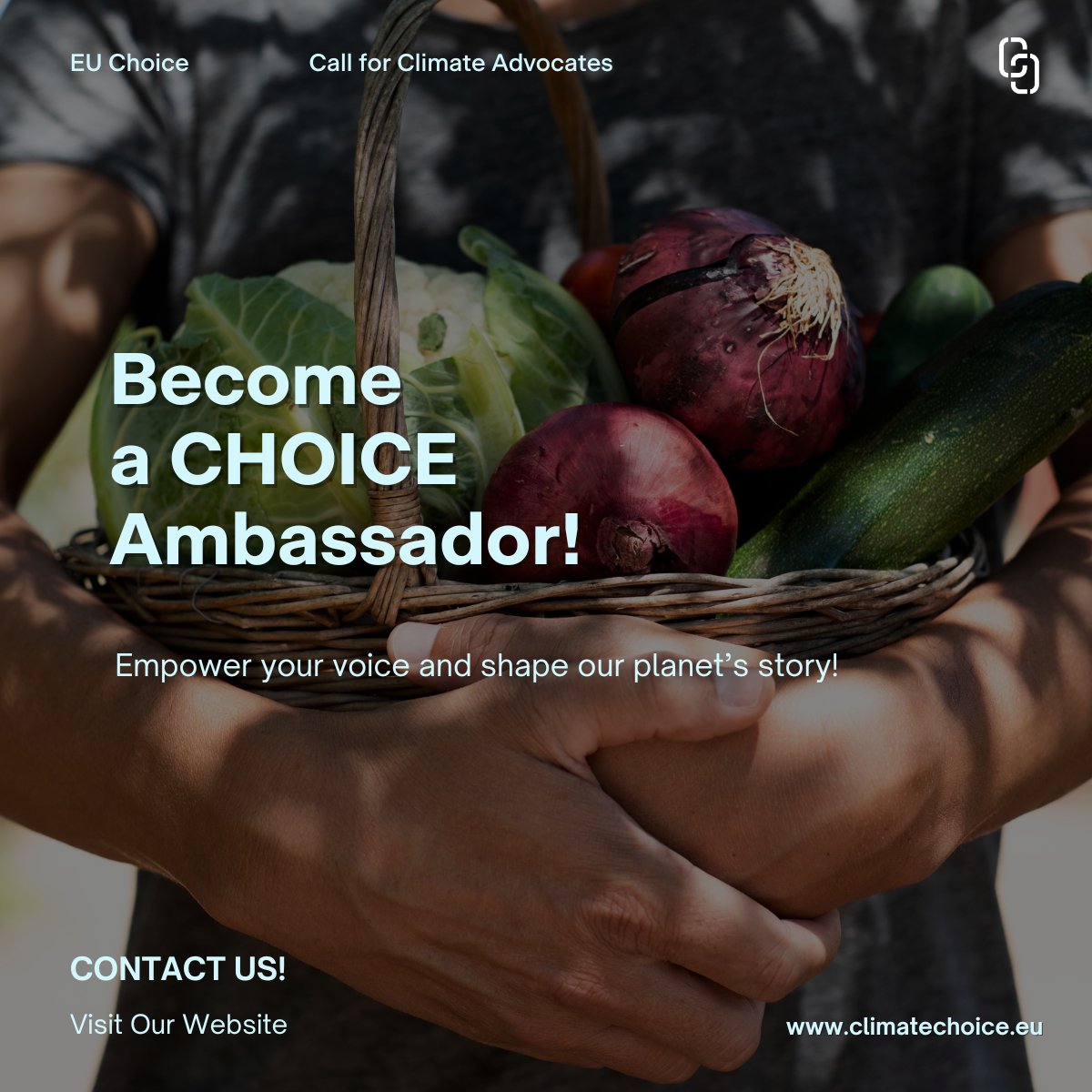 ClimatechoiceEU's tweet photo. 💡Call for Ambassadors! Why to we need you❓

👥 To help us engage communities in sustainable food practices and climate action.

🌍 Join us to inspire change where it’s needed most.

➡️ Learn more: https://t.co/982emm71qA

#ClimateChoice #Sustainability #ClimateAction https://t.co/dEnxV7IAip
