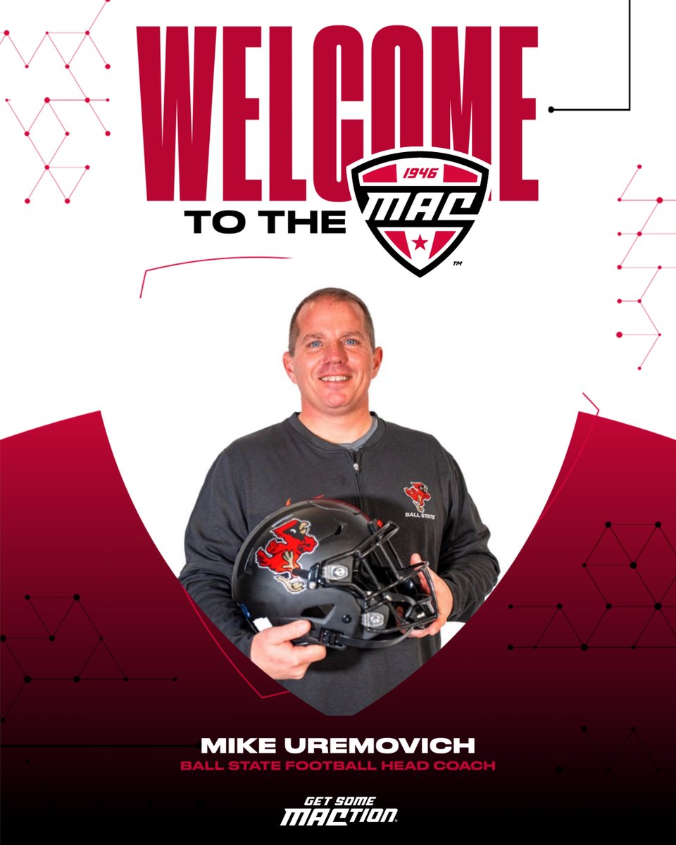 Chirp Chirp! 

Mike Uremovich Named 19th Head Coach in Ball State Football History! 

<a href="/BallStateFB/">Ball State Football</a> | #MACtion