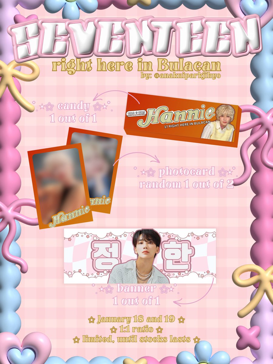 anakniparkjihyo's tweet image. °•☆ Seventeen Right Here in Bulacan freebies ☆•° 

☆ like and rt to spread
☆ 1:1
☆ open for donations, just dm! 
☆ show any voting proofs for svt on d-day to get extra gift &amp;lt;3

See you on Jan 18-19 Carats! 💎

#SEVENTEEN_RIGHT_HERE_IN_BULACAN #scoups #jeonghan 
#SEVENTEEN